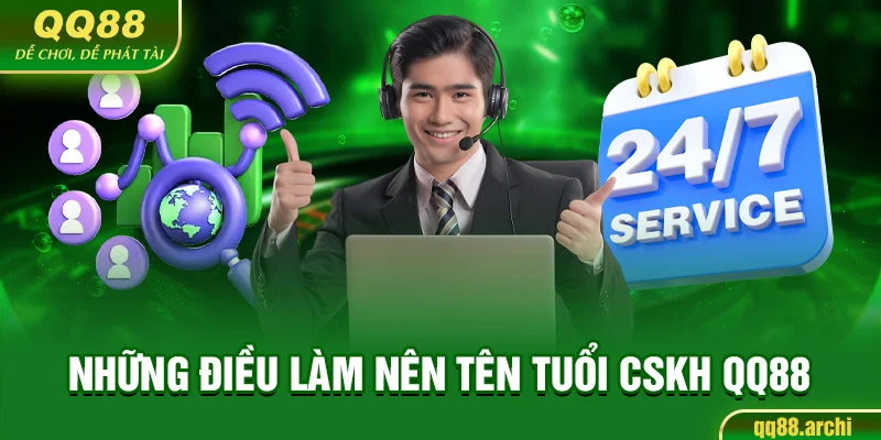 Những điều làm nên tên tuổi CSKH QQ88